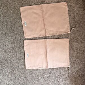 Miu Miu Tan Cosmetic Bags